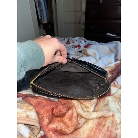 Prada Shiny Black Leather Belt Bag - Picture 5 of 6